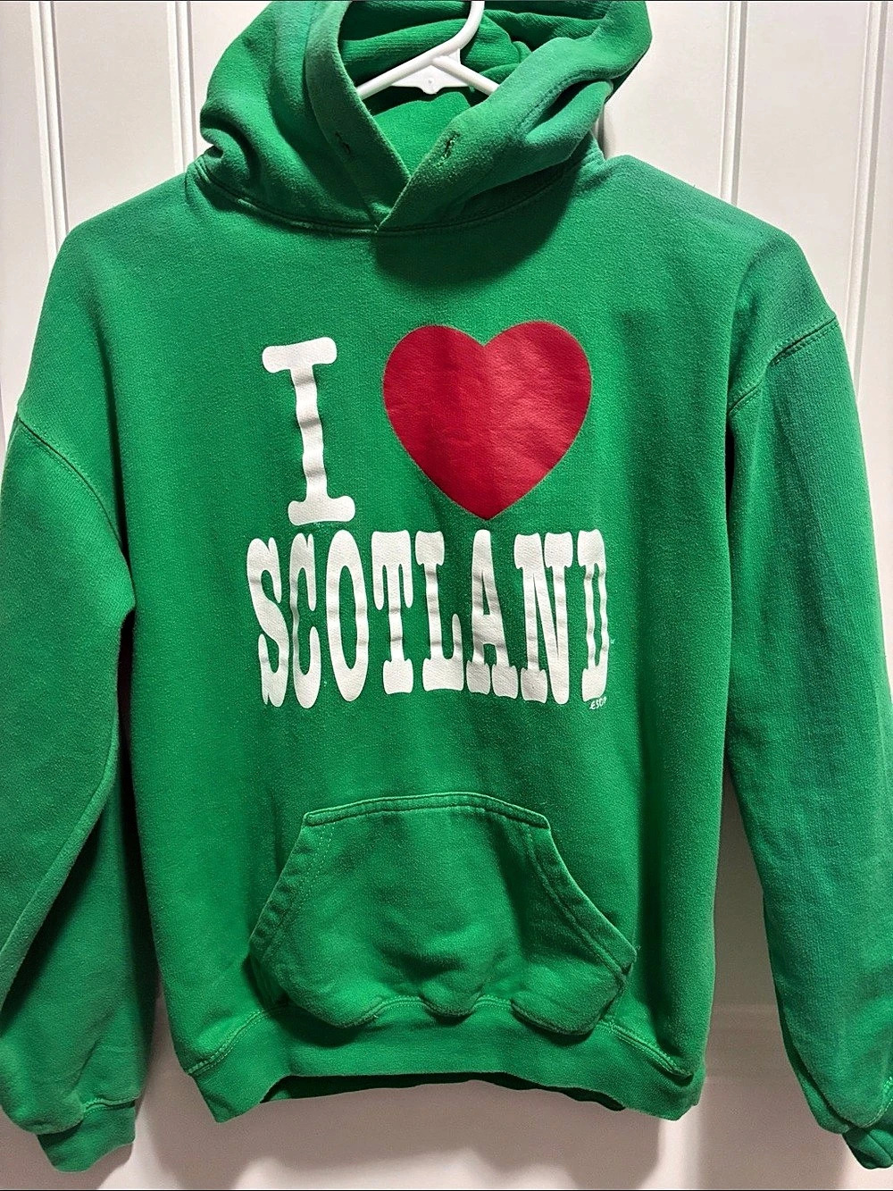 ESG I Love Scotland Green Graphic Hoodie Women’s XS